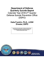 DoD Quarterly Suicide Report CY2016 Q2